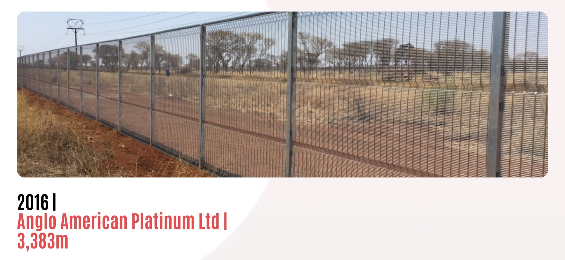 Securomesh installation - Dept of Public Works - 2