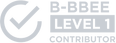 B-BBEE Level 1 contributor